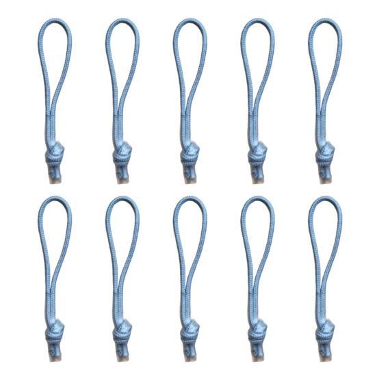 

Yousheng 10 шт. тактических шнуров-молний, удлинители молний с термоусадочной трубкой, замена бирки для молнии для одежды, багажа, рюкзаков серый