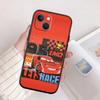 Auta Blesk McQueen Nový Prémiový Obal na Telefon pro iPhone 16 15 14 13 12 Pro Max Plus Mini