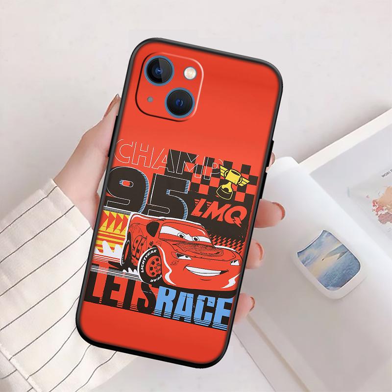 Auta Blesk McQueen Nový Prémiový Obal na Telefon pro iPhone 16 15 14 13 12 Pro Max Plus Mini