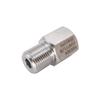 NPT1/8 Female To M12x1 Male Stainless Steel 304 Threaded Adapter