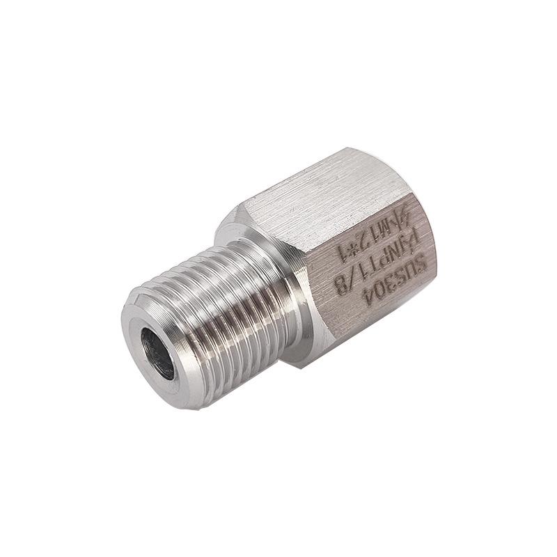 

NPT1/8 Female to M12x1 Male Stainless Steel 304 Threaded Adapter