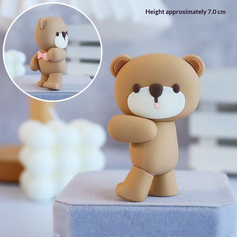 Topo de Bolo Balão de Ar Quente Azul Rosa Festa de Revelação de Gênero Decoração de Bolo Crianças Meninos Meninas Suprimentos para Festa de Aniversário Chá de Bebê