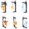Portable Animal Pendant Metal Magic Owl Hanging Bookend Lamp Resin LED Night Light Durable Lightweight Light Deer Bird Decor for Bookshelf