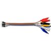 10pin Double End Alligator Clips Male Female 20cm 30cm Jump Wire Test Lead Cable Line Clip - Durable and Flexible Wire Connectio