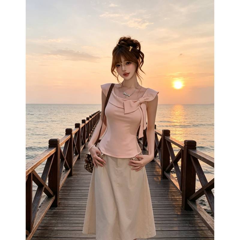 Cotton Short Sleeve T Shirt For Women With Round Neck Casual Summer Top