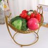 Gold Fruit Container Iron Wire Display Tray Creative Kitchen Accessories  Fruit Storage
