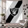 Las Vegas Raiders Wandteppich Heimdekoration Wandbehang Stoff für Schlafzimmer Wohnzimmer Hintergrund