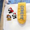 Christmas panda brooch, cute animals, Christmas tree, holiday gift box metal badge, back packaging accessories