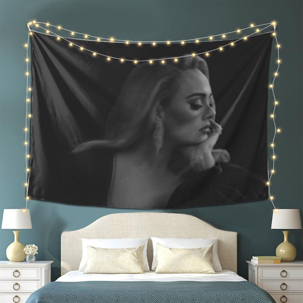 Cool Singer Adele Tour 2024 Tapestry Wall Hanging Aesthetic Home Decor Tapestries for Dorm Room