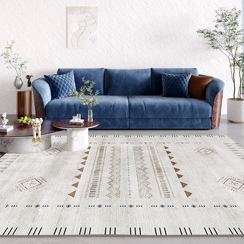 

Печатный ковер для дивана Геометрический Прямоугольный Скандинавский Печатный Ковер Минималистичный Ковер Коврик для Кофейного Столика 200 * 300CM