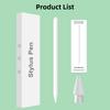 Plastic Active Abs Tablet Stylus Pencil 2nd Generation Stylus Pens  Wireless Charging for  Ipad Pro Air Mini Tablet 2024