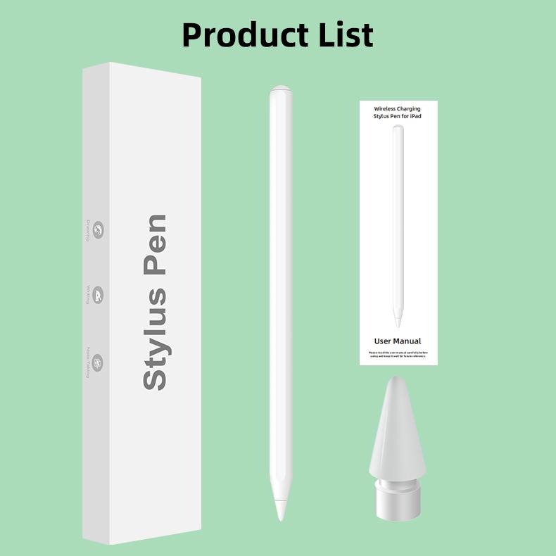 Plastic Active Abs Tablet Stylus Pencil 2nd Generation Stylus Pens  Wireless Charging for  Ipad Pro Air Mini Tablet 2024