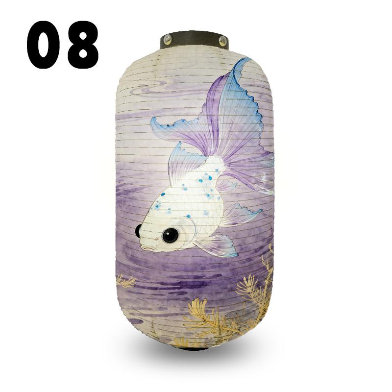 Japanese Style Koi Fish Pattern Lantern Restaurant Bistro Izakaya Yakitori Shop Decoration Festival Party Decor Cloth Lantern