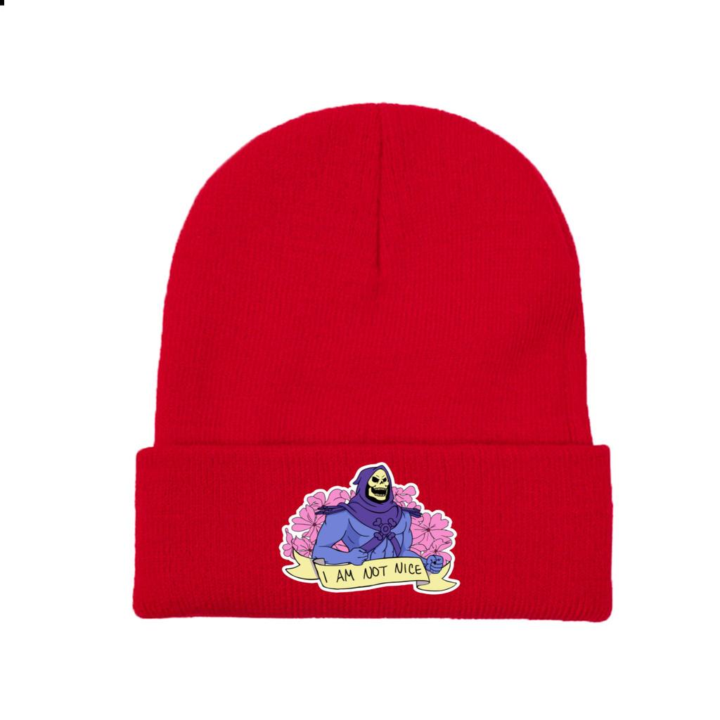 I Am not Nice He-Man and the Masters of the Universe Pălărie din tricot Beanie Pălării de iarnă Căldură din poliester Şapcă casual Unisex Cadou pentru femei
