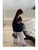 YOJIA Girls' Stylish Loose Straight-Leg Sweatpants for Spring and Autumn 2026