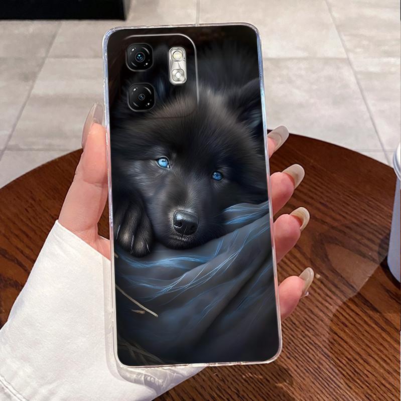 For Infinix Hot 50i X6531 X6531B Back Cover Infinix Hot 50i Case Clear Luxury Cute Love Rabbit Funny TPU Soft Silicon Phone Case