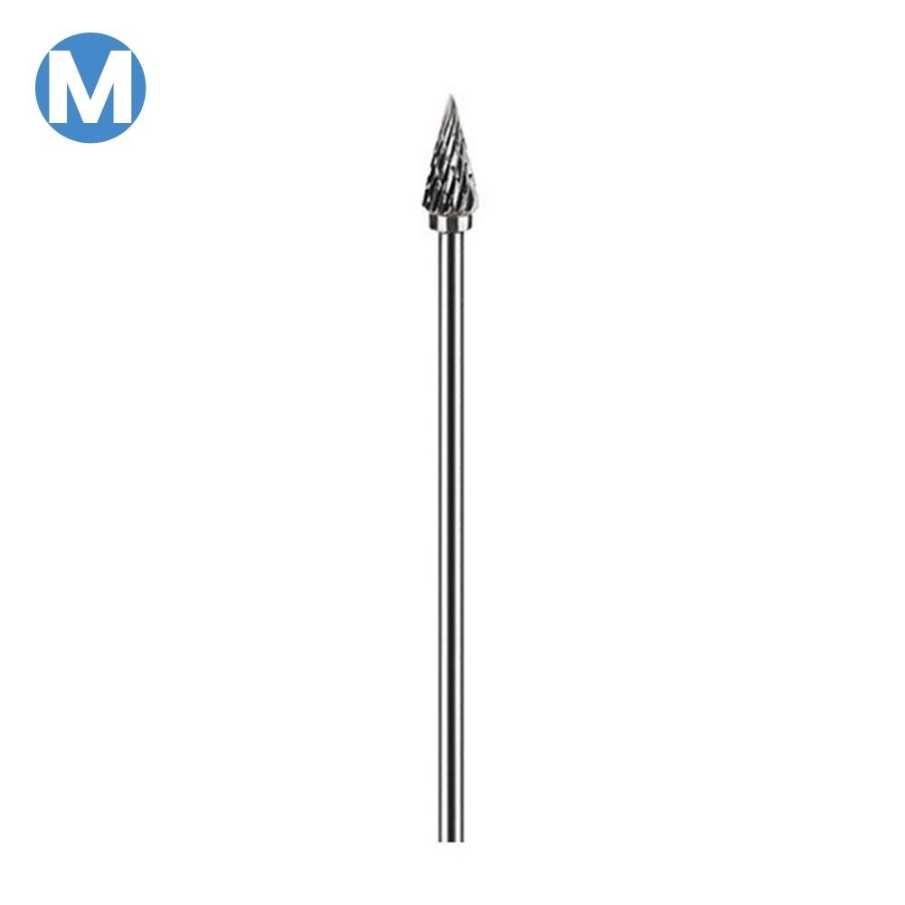 100mm Grinding Head Rotary Burr 3mm Shank Carving Double Cut Long