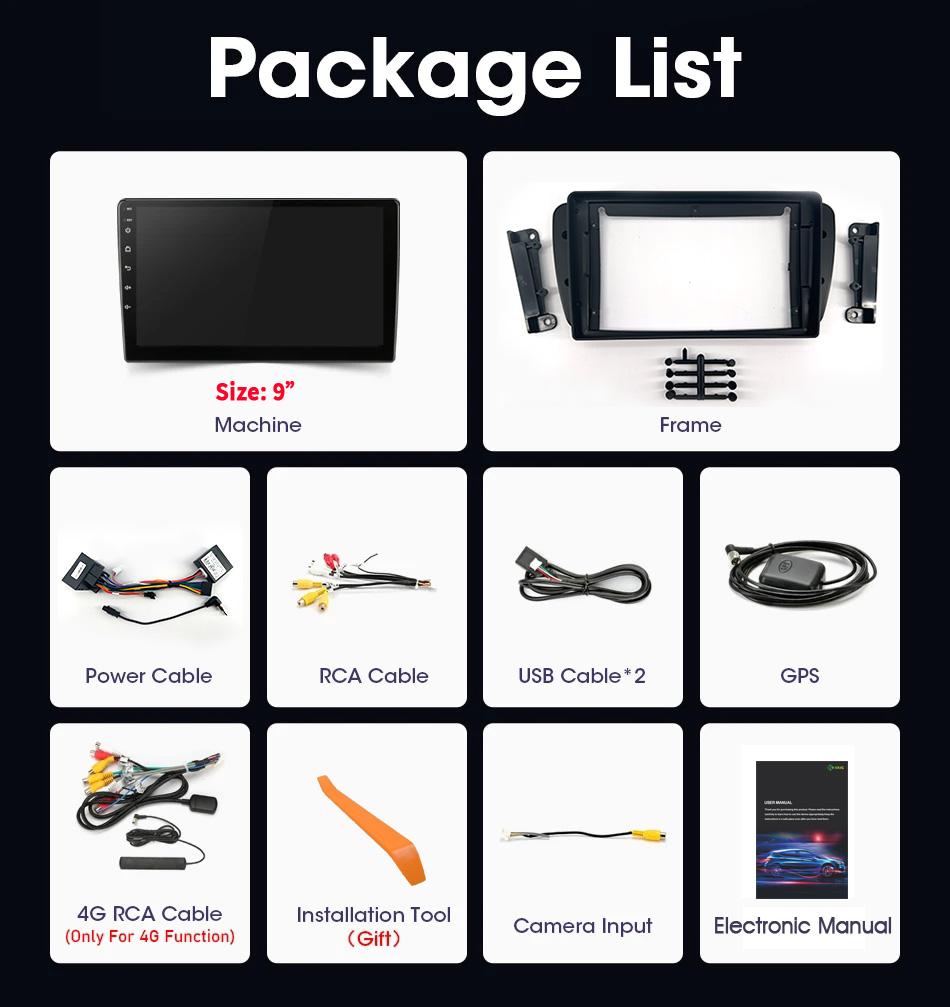 Android 13.0 Wireless CarPlay Auto Car Radio For Seat Ibiza 6j 2009 - 2013 Multimedia Video Player 4G WIFI GPS Camera Navigation