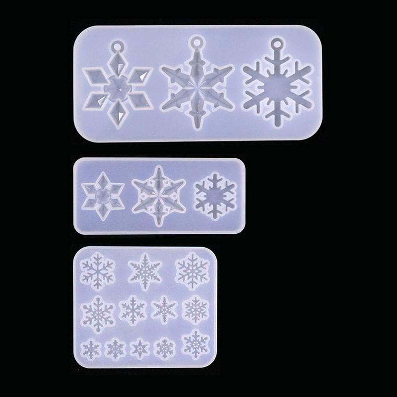 

WTEMPO 3D Силиконовые формы для снежинок, формы для свечей-снежинок, формы для украшений, материалы для изготовления подвесок и елочных украшений своими руками из смолы 1set белый
