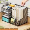 A4 File Organizer Box - Office Desk Storage & Bookshelf Folder System