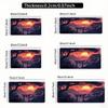 Sakura Mountain Landscape Mouse Pad Large Rubber Antislip PC Desk Accessories Mousepad for Offices and Gamer Keyboard Decor Mat