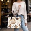 Winter Pattern Tote Bag Fashion Casual Shoulder Bag Portable Daily Shopping Bag