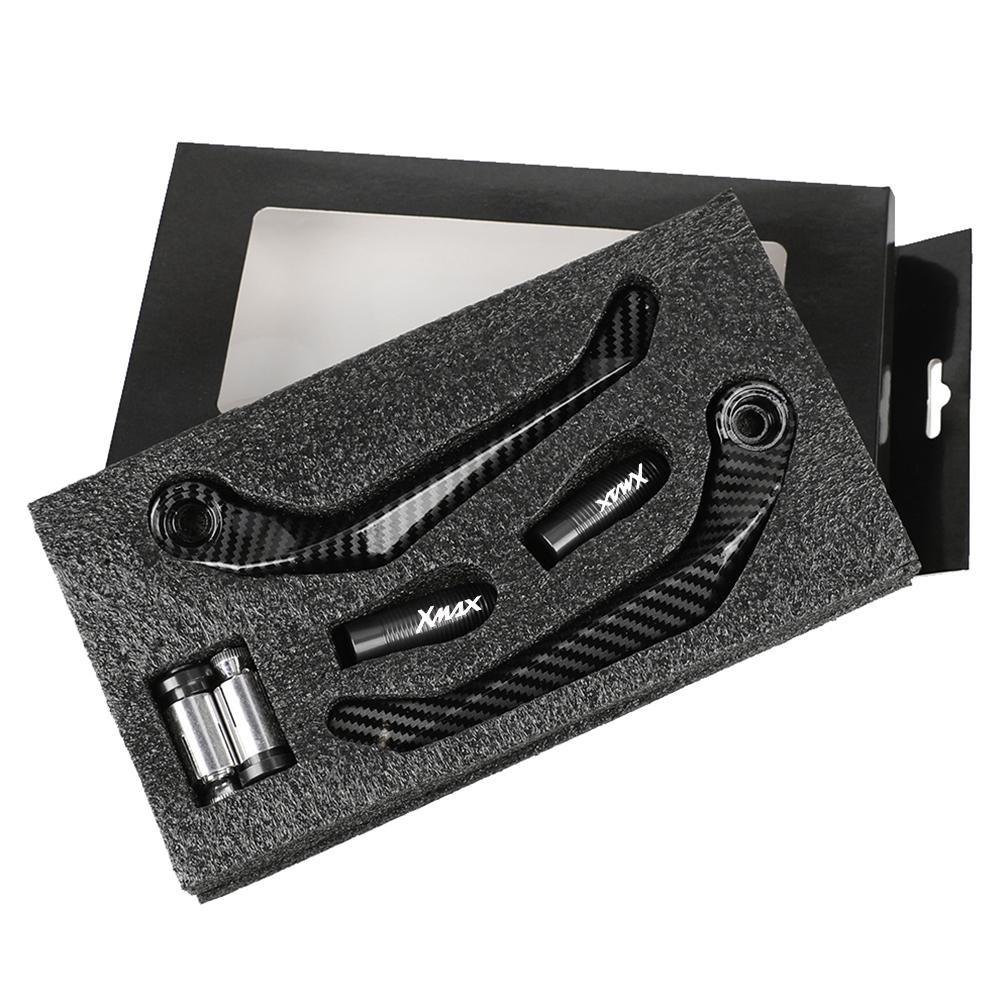 

X-MAX мотоциклетные ручки с ЧПУ, защита тормозных рычагов сцепления для YAMAHA XMAX250 XMAX300 XMAX400 XMAX 250 300 серый