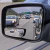 Ampper Rectangle Blind Spot Mirror, HD Glass ABS Housing Convex Wide Angle Rearview Blindspot Car Mirror for Car SUV and Truck (Framed, Pack of 2)