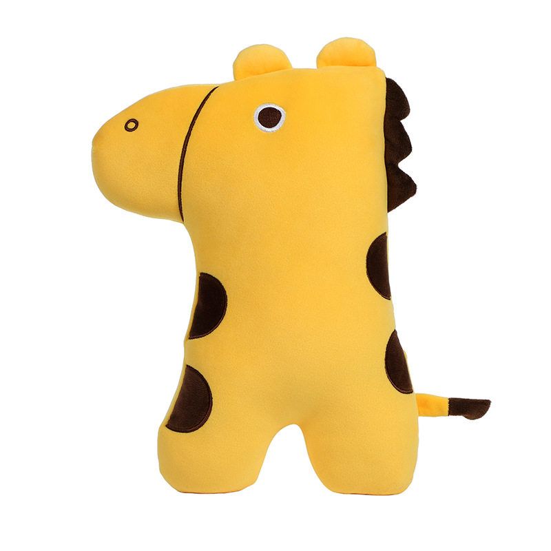 Car Seat Belt Shoulder Pads, Cute Cartoon Soft Anti-Strangle Child Protection Covers, Creative Giraffe Shoulder Pads