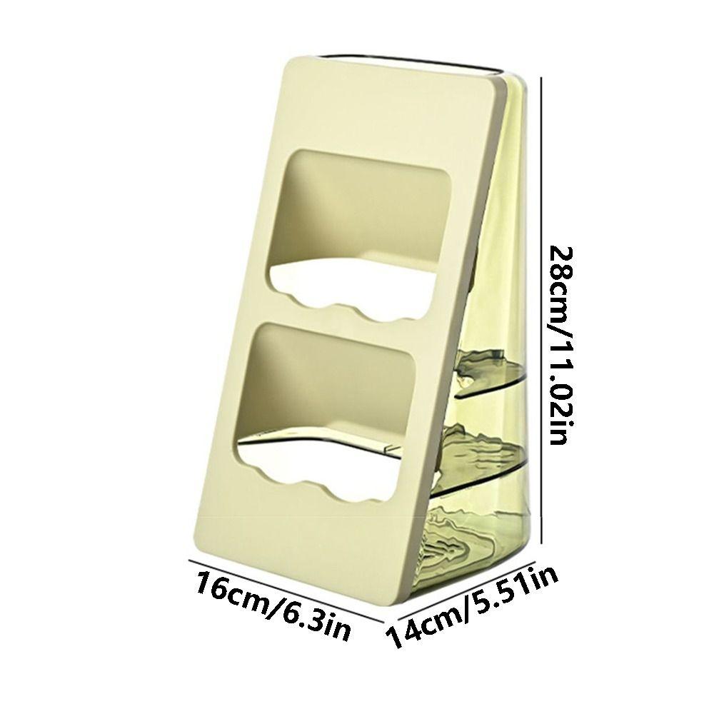 Large Capacity Chopstick Draining Rack 3 Layers Tableware Shelfs Office Supplies