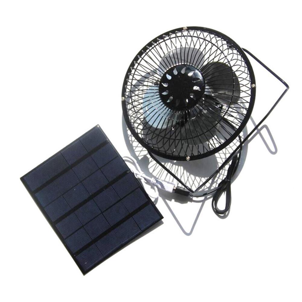 Solar Powered Exhaust Fan 5W Weatherproof Solar Panel DC Fan Air Extractor for Camping Greenhouse Kitchen Animal House