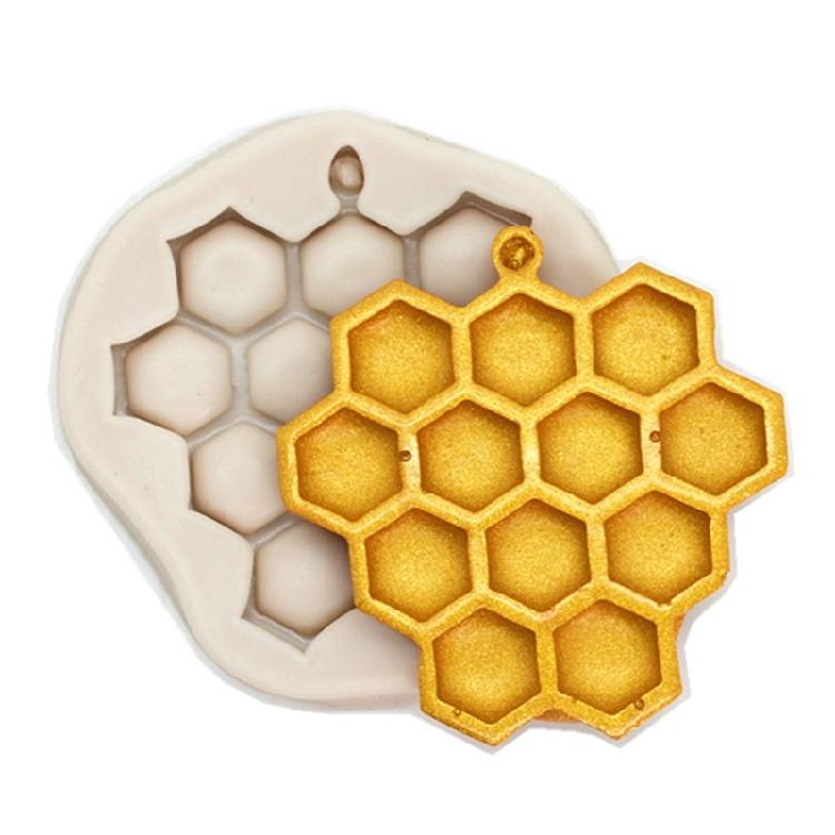 Honeycomb Shaped 3D Soap Moulds Silicone Bee Hive Moulds Homemade Baking Gadgets