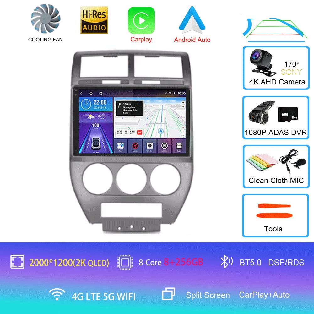 For Nissan X Trail 2 T31 2007-2015 5G WIFI 2 Din Android 14 Car Radio Multimedia Video Player Autoraido Carplay 4G GPS