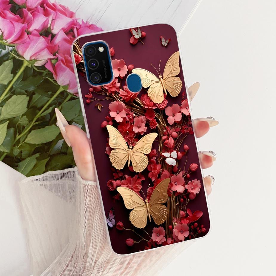 For Samsung Galaxy M21 Case SM-M215F New Fashion Painted Cover Soft Silicone Case For Samsung M21 2021 M 30 s Galaxy M30s Fundas