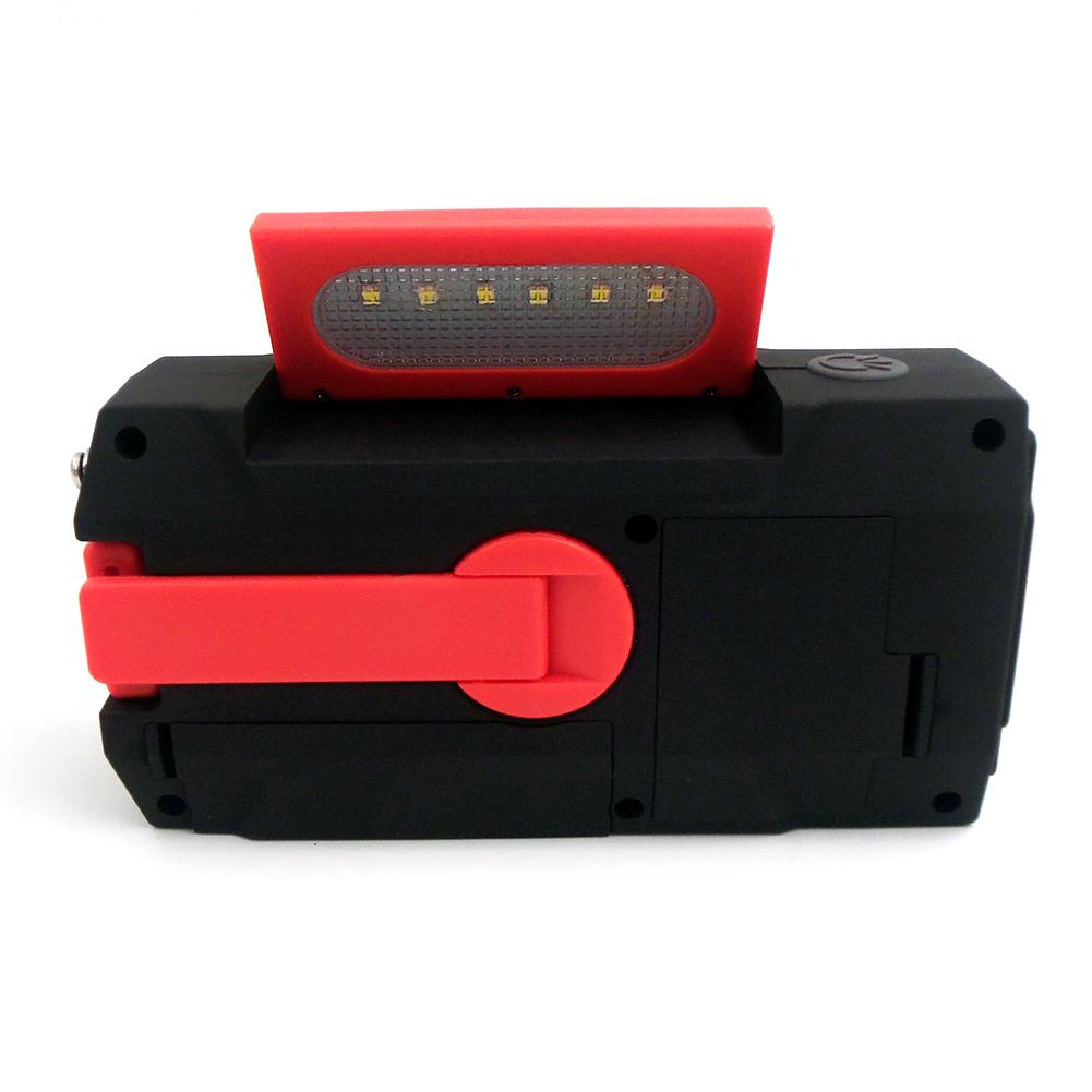 AM/FM/WB Hand Crank Solar Powered Radio 2000mAh Battery Hand Crank Radio LED Reading Flashlight Support TF USB Flash Disk/player