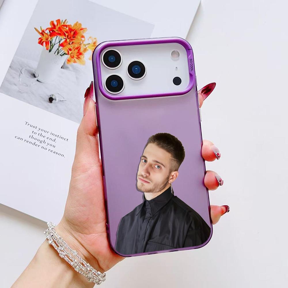 

Singer V-ValentIin O-Oliva Phone Case For iPhone 17 16 15 14 13 12 11 Pro Max Air Matte Laser Aurora Shockproof Funda iPhone 14 Plus