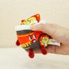 Turkey Noodles Instant Plush Pendant Cartoon Dolls Keychains Toy Kids Gifts