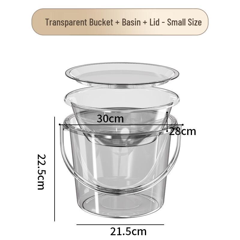 Yicang Transparent Plastic Outdoor Bucket