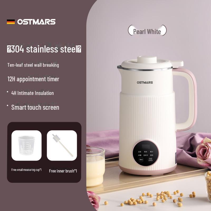 OSTMARS Automatischer Mini-Sojamilchbereiter – Kein Kochen, kein Filtern, multifunktionales, wandbrechendes Design