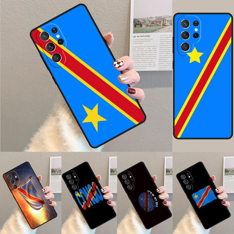 Congo Flag Soft Phone Case for Samsung Galaxy Note 10 Pro S26 Ultra S23 S24 FE S25 S21 S22 PLUS Shockproof Cove