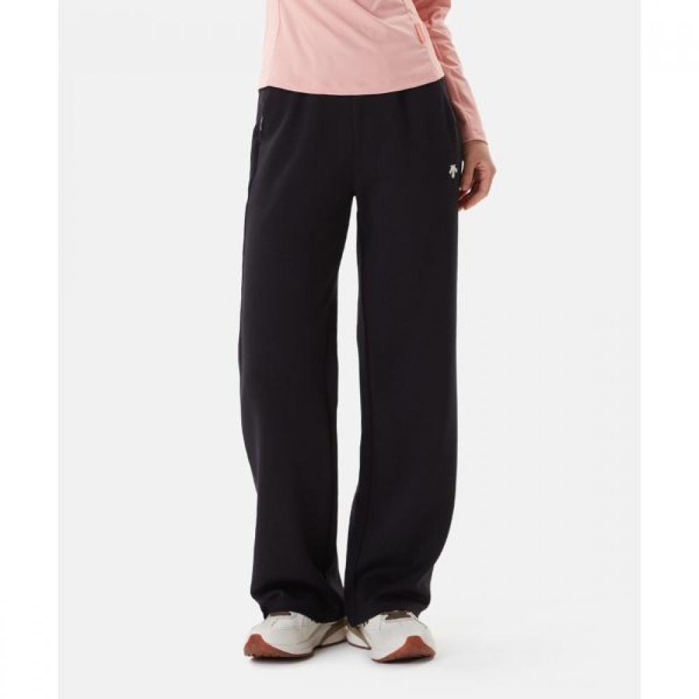 

DeScente Women S Cotton Modal Straight Fit pantS Black BLK0BLACK/65