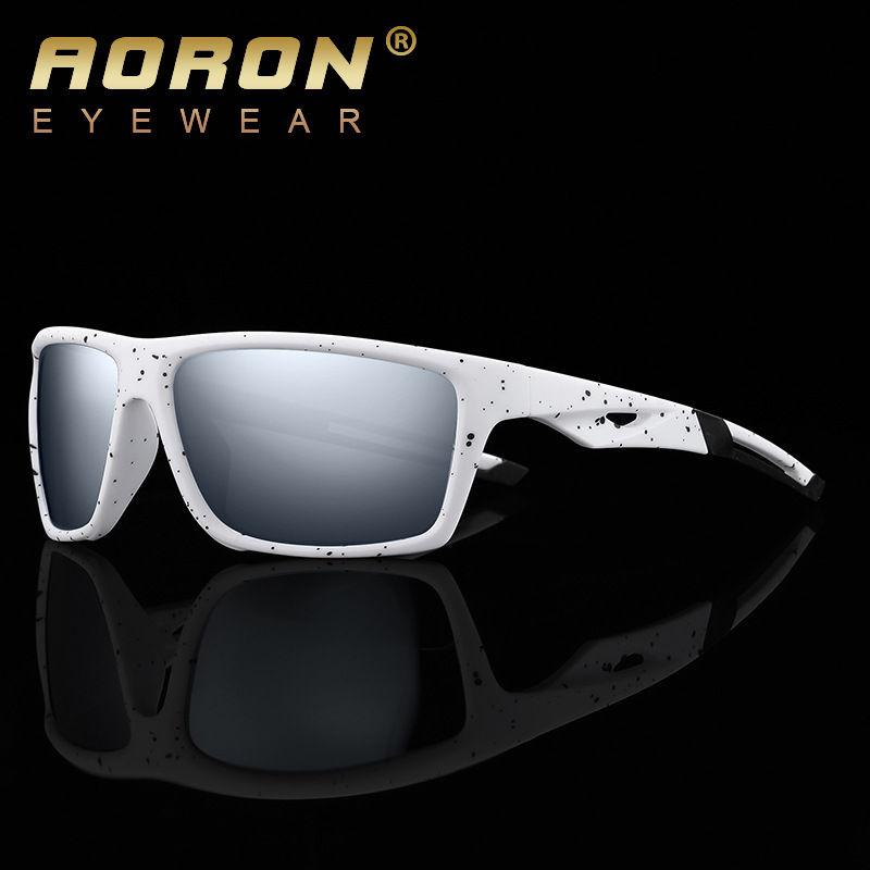 

AORON PC Frame Polarized Sunglasses for Men Women Fashion UV400 Anti Glare Sports Driving Cycling Glasses Outdoor Skiing Goggles