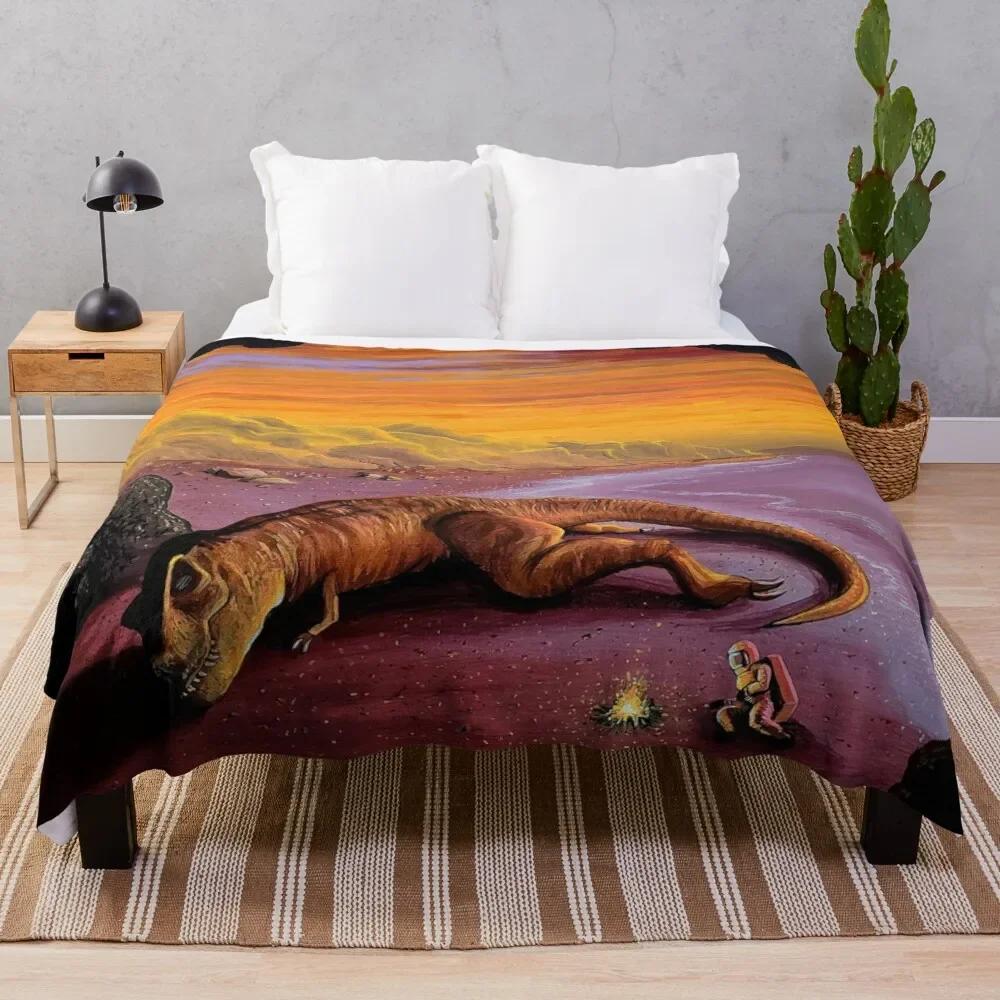 Dinosaur Blanket for Boys Kids, 3D Dinosaur Room Decor for Boys, Jurassic Dinosaur Gifts Soft Flannel Sofa Bed Throw Blanket