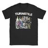 Unisex WOMENs Turnstile Band T Shirts  Pure Cotton Clothes Funny Short Sleeve Round Collar Tee Shirt Plus Size TShirts