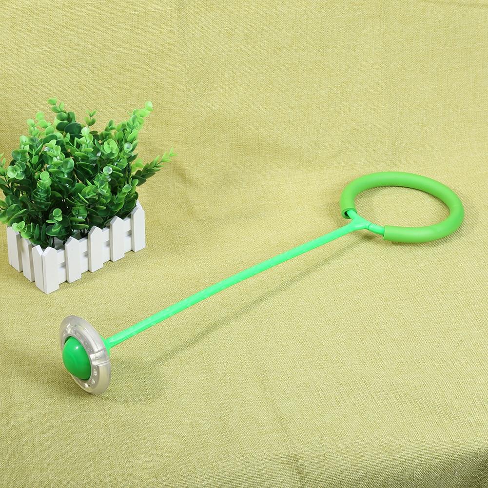 Einbeiniges Seil SUNROZ mit LED-Rolle Flash Jumping Kinderspielzeug Hüpfball Kickball