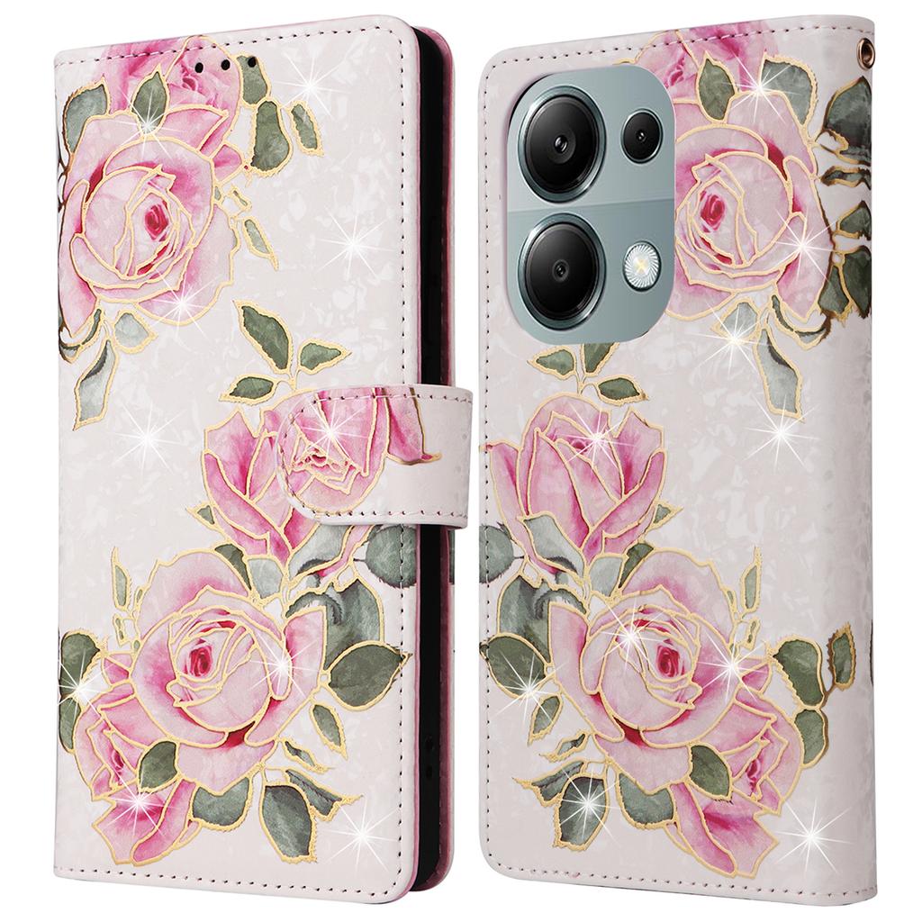 For Xiaomi Redmi Note 13 Pro 4G/Poco M6 Pro 4G Phone Case RFID Blocking Wallet Leather Cover