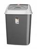 Large Gray Plastic Tilting Waste Bin 27L