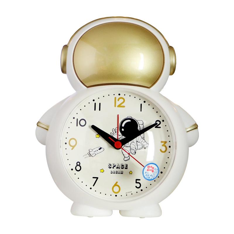 Astronaut Alarm Clock for Kids: Creative Timer Function Cartoon Clock for Children