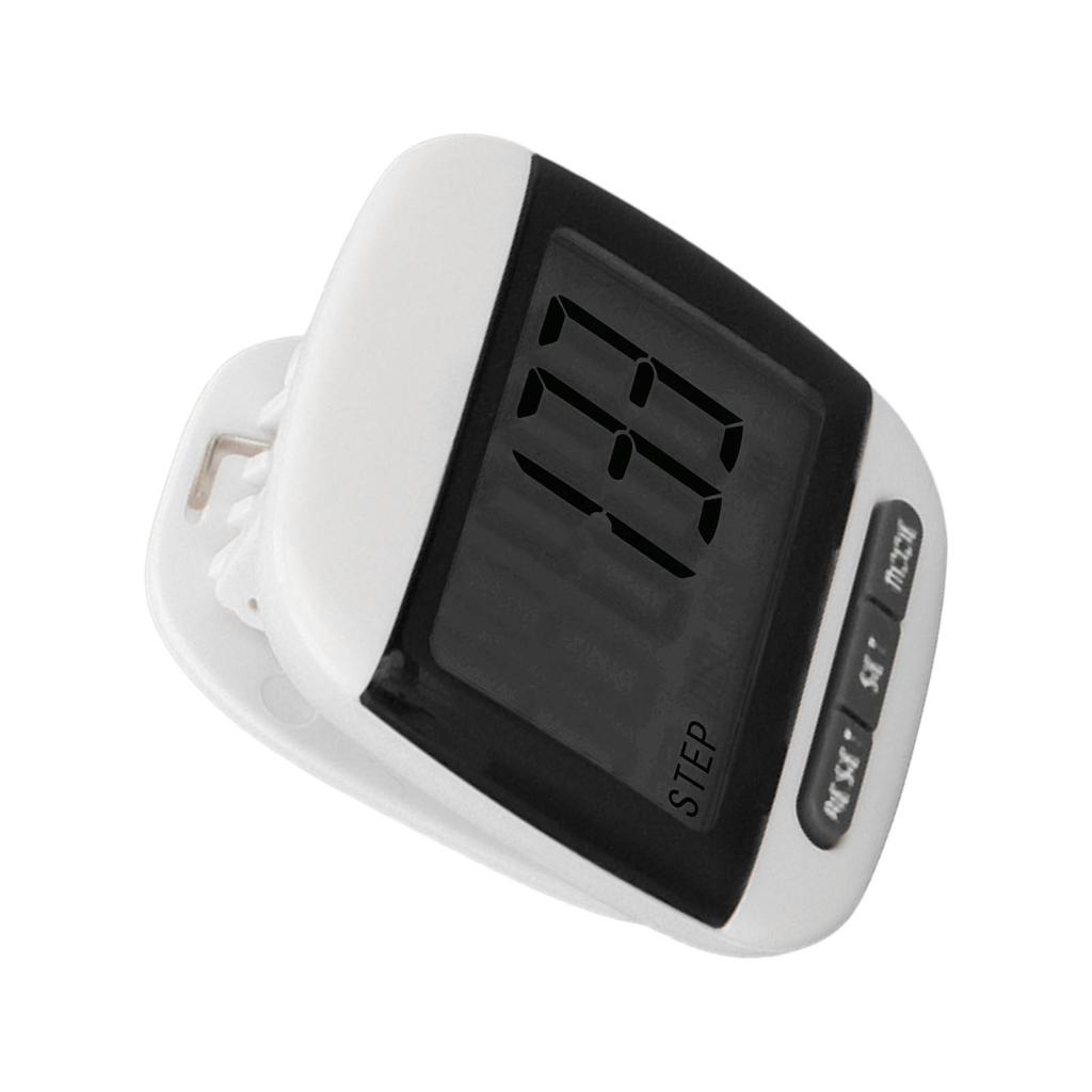 Elderly Step Counter LCD Display Clear Screen Accurate Walking Pedometer with Clip