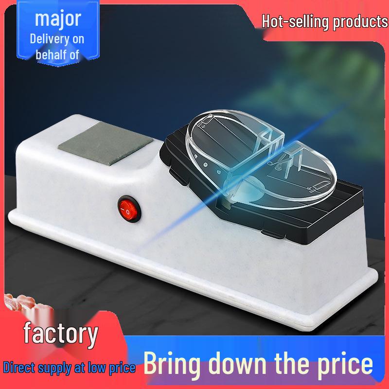 Universal Electric Whetstone: Scissors & Cleaver Sharpener with Black Tech